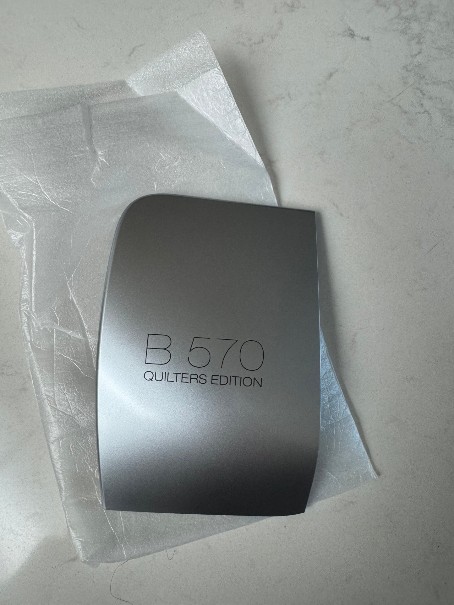 Bernina B570 HEAD COVER FACEPLATE #036396.50.01