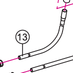 UPPER LOOPER CONNECTING TUBE #68014585