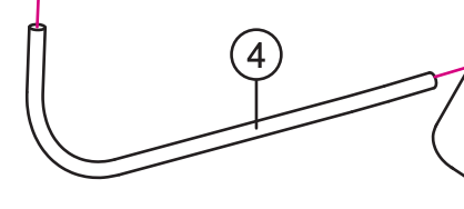 LOWER LOOPER SUPPORTER TUBE #68016174