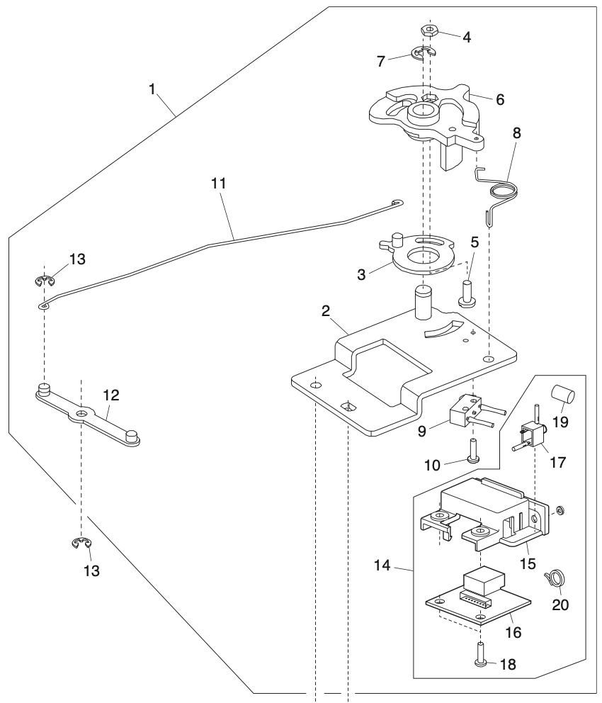 861638109 Printed circuit board B case