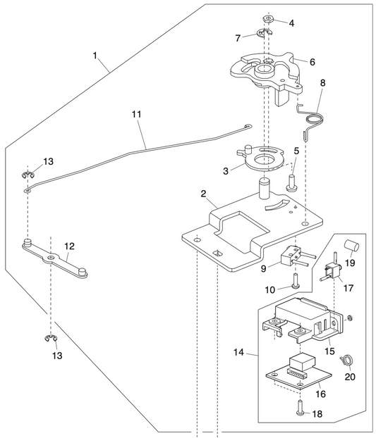 861638109 Printed circuit board B case