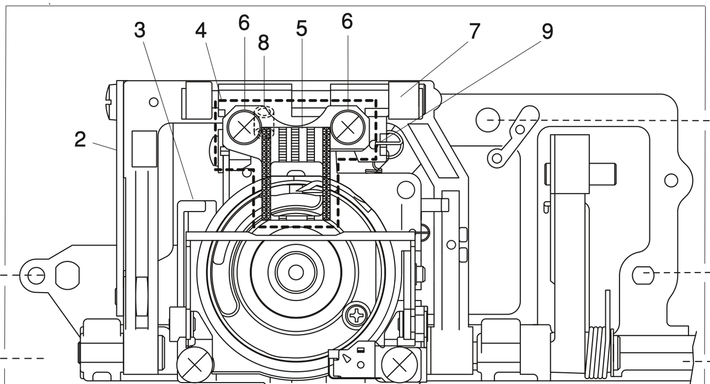 861625402 Feed rock shaft (whole unit)