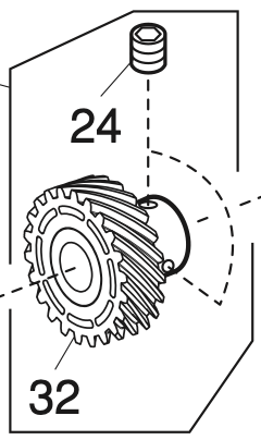850687109 Lower shaft gear (unit)