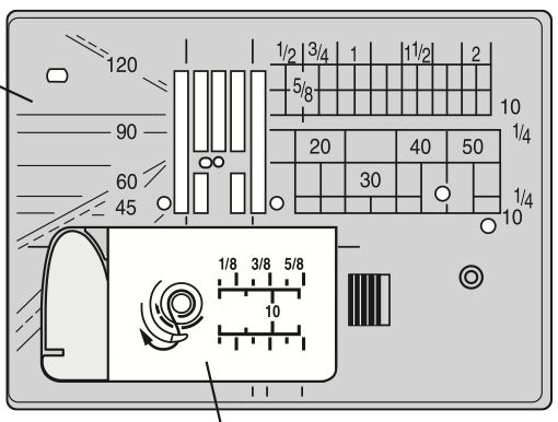 862817107 Straight stitch needle plate