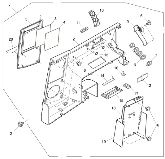 858695001 Front cover (unit)