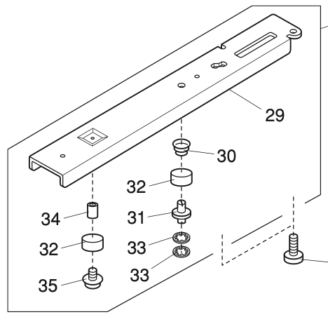 858601000 Arm sole (unit)