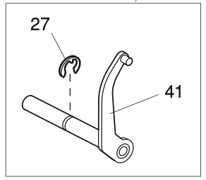 858644005 Upper feed adjusting arm 2 (unit)