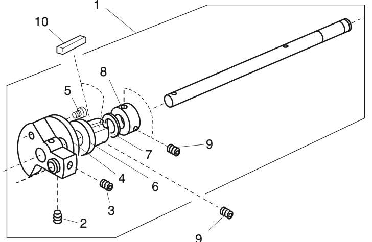 858617102 Upper shaft (unit)