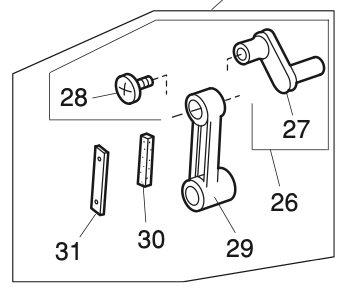 846615103 Needle bar crank (unit)