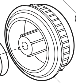 661019009 Belt Wheel