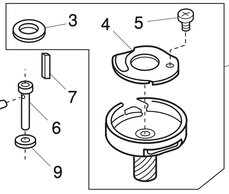 652623004 Shuttle hook body