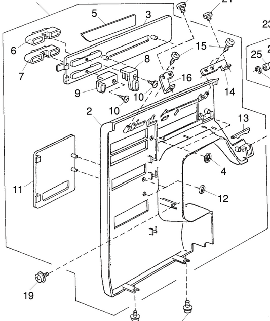 753660113 Front cover (unit)
