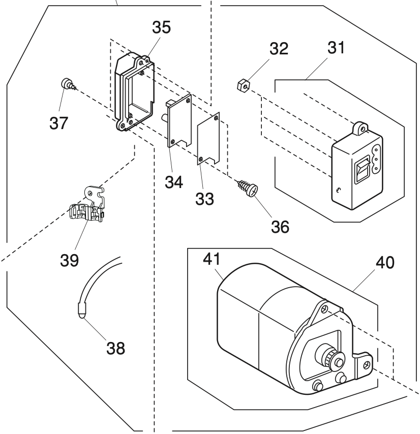 753680005 Machine socket (whole unit)