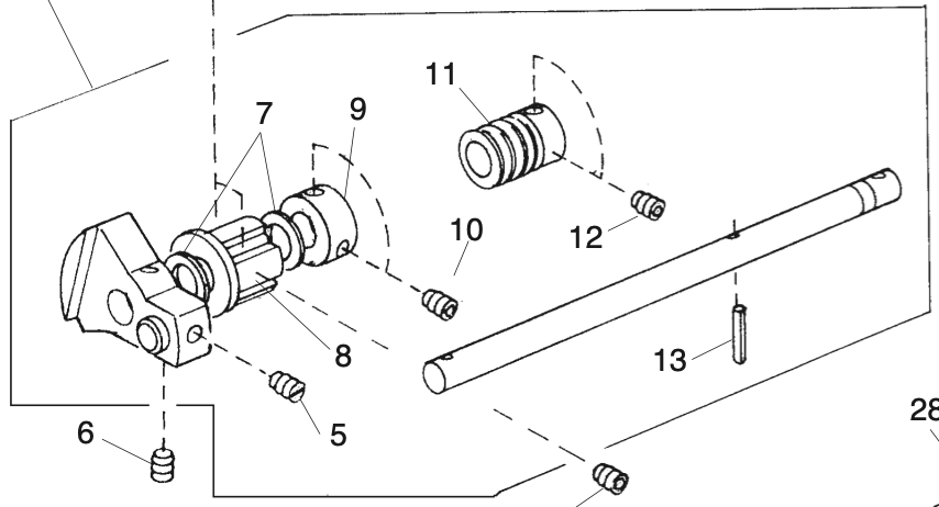 304607200 Upper shaft (unit)