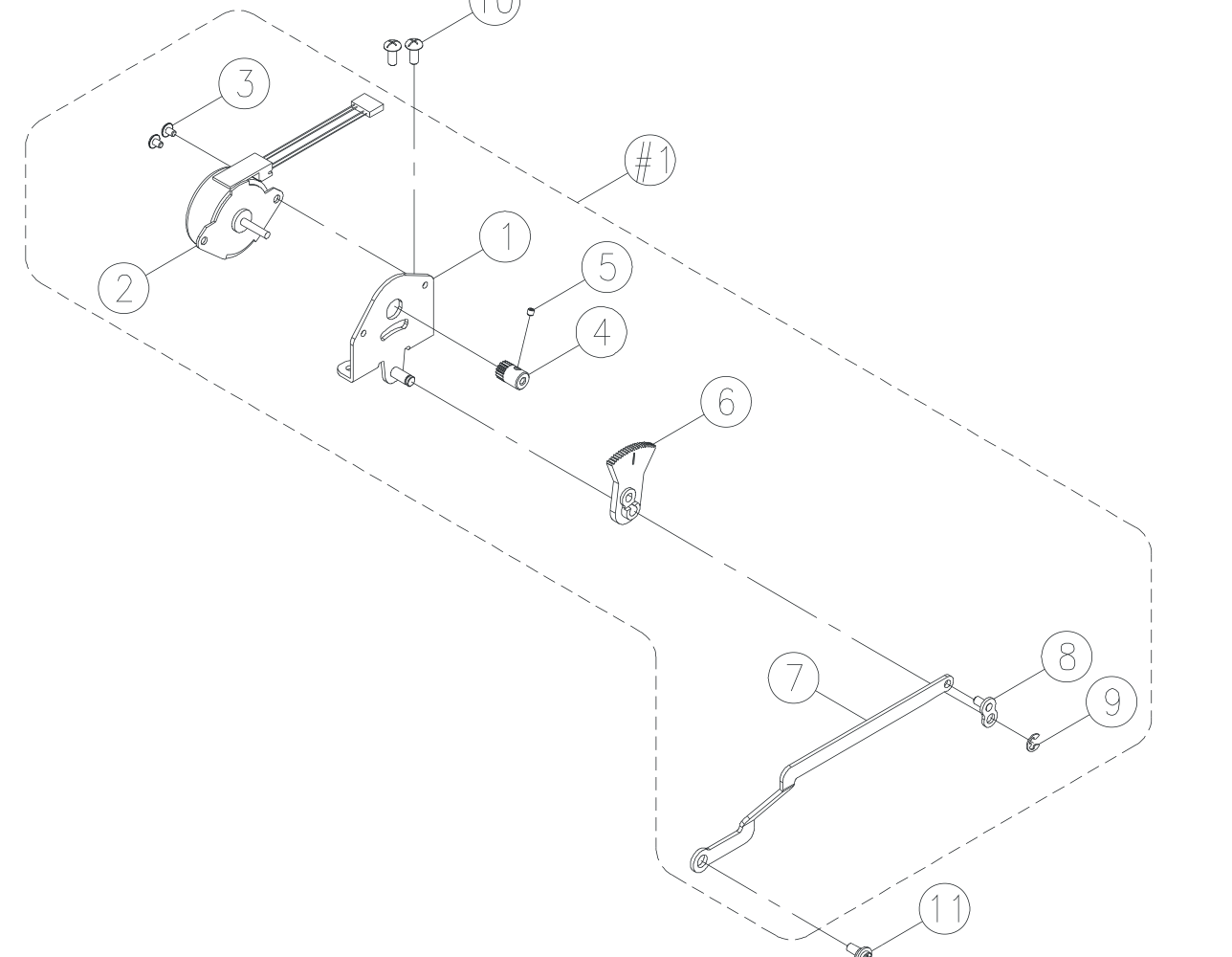 68015306 Zigzag Pulse Motor Plate CPL