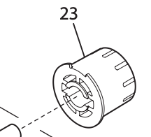 Cutting width adjusting dial #68011844
