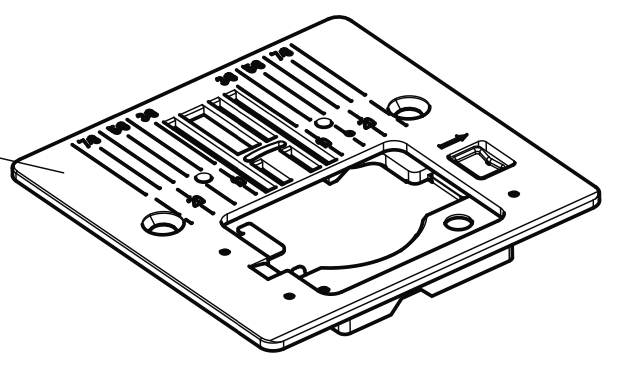 SINGER HEAVY DUTY #68023363 Needle Plate CPL