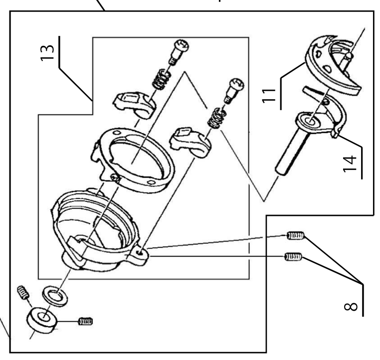 68003776 Shuttle Race Assembly