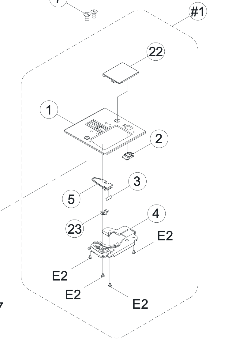 68024790 Needle Plate CPL