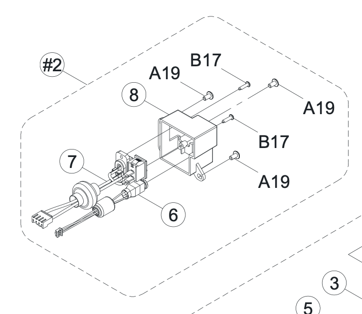68017016 Receptacle Holder CPL