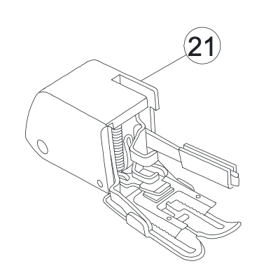 416284301 Even Feed/Walking Presser Foot