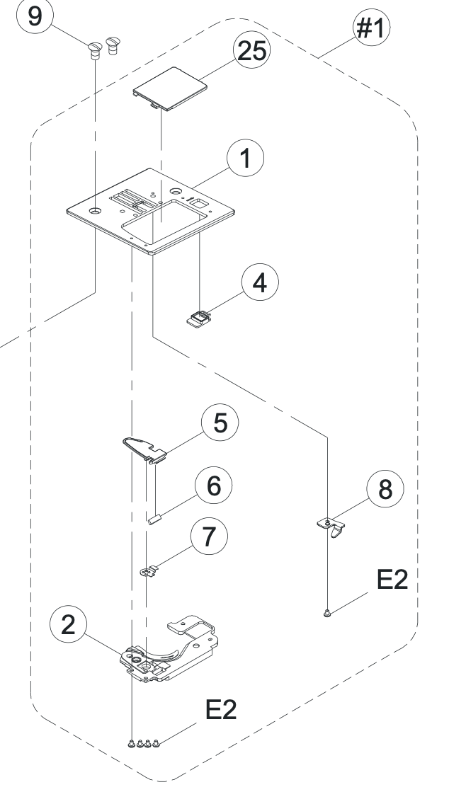 68017006 Needle Plate CPL