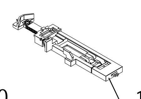 416465601 Buttonhole Plastic Foot Snap-on