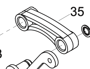 68014137 Thread Take-Up Lever Clamp