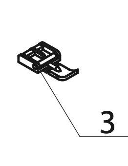 68021081 Zipper Presser Foot