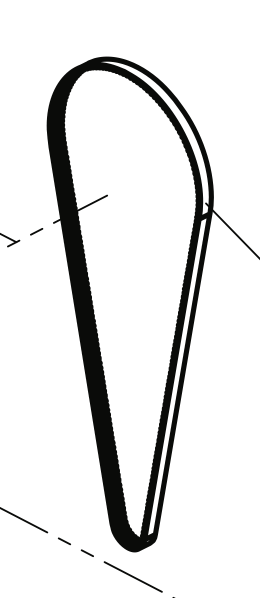 68025231 Drive Belt (Motor)