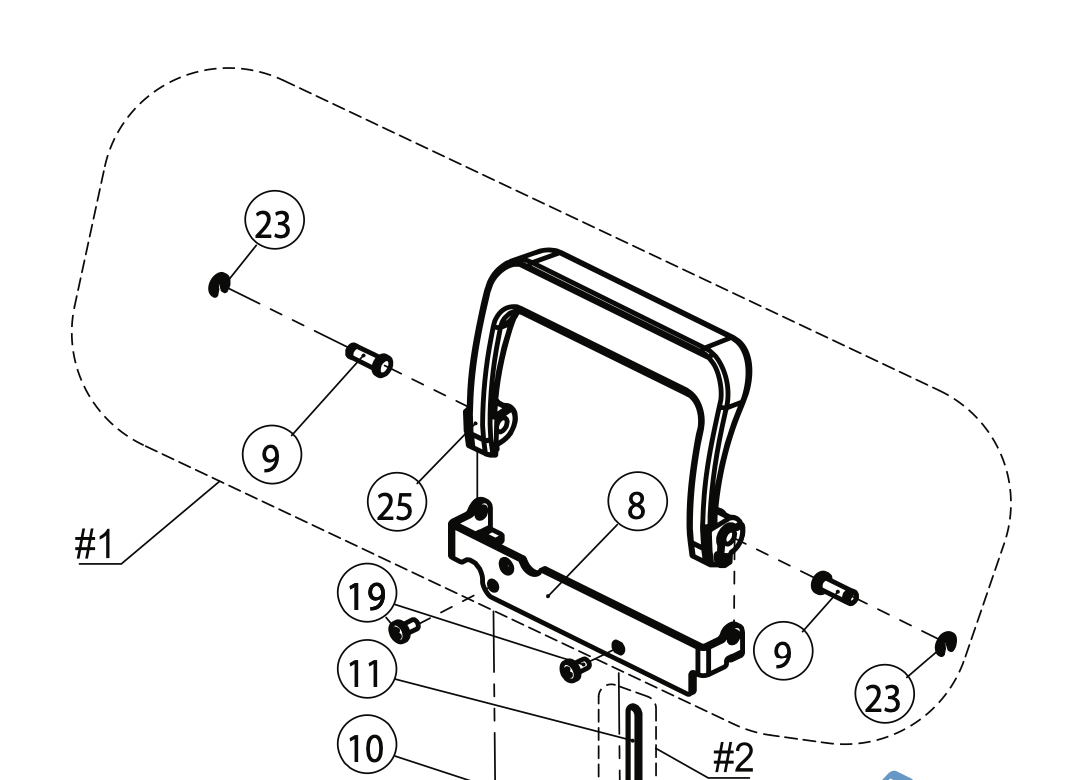 68025239 Handle Assy CPL