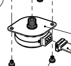 68025389 Y-Direction Feed Motor Assy