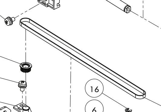 68025499 X Timing Belt