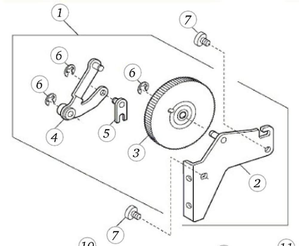 BERNETTE B38 PRESSER FOOT PRESSURE ADJ 5020601298