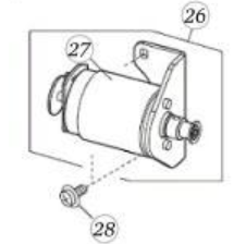 BERNETTE B38 DC MOTOR (UNIT) 5020601250
