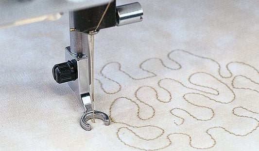 Husqvarna Viking - Open Toe Free-Motion Guide Foot #412801045