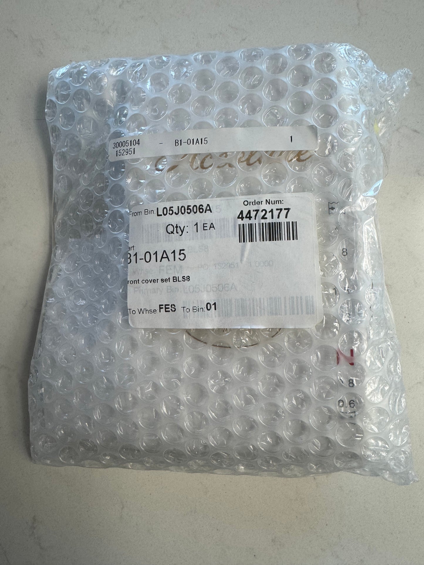 Front Cover Set BabyLock BLS8 Accolade #B1-01A15