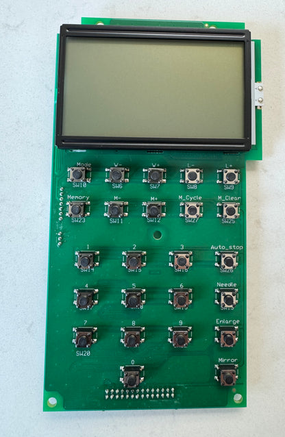 Singer HD6800c LCD MAIN CIRCUIT BOARD #68015347