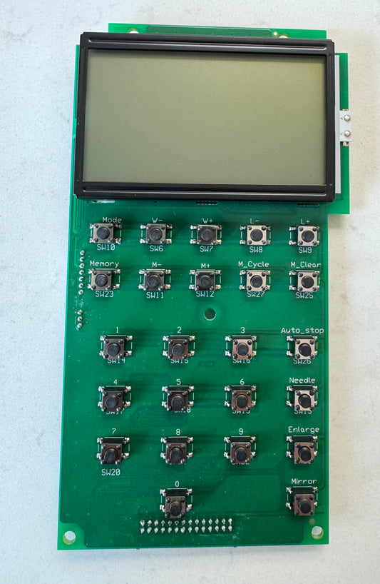Singer HD6800c LCD MAIN CIRCUIT BOARD #68015347