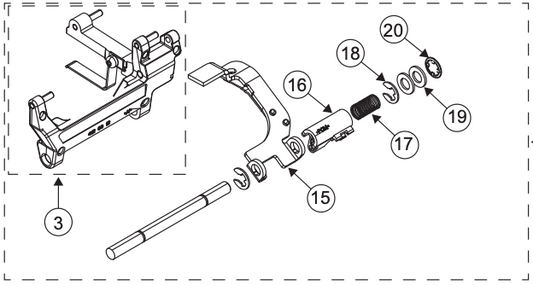 Carriage feed CPL HV #68020464