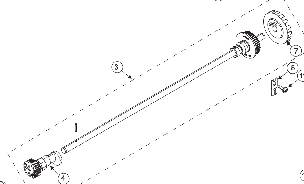 Lower shaft cpl. #412967905