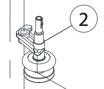 BOBBIN WINDER CRANK CPL. #416700601