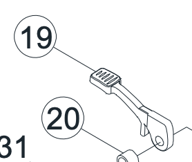 PRESSER BAR LIFTER LEVER #416466901