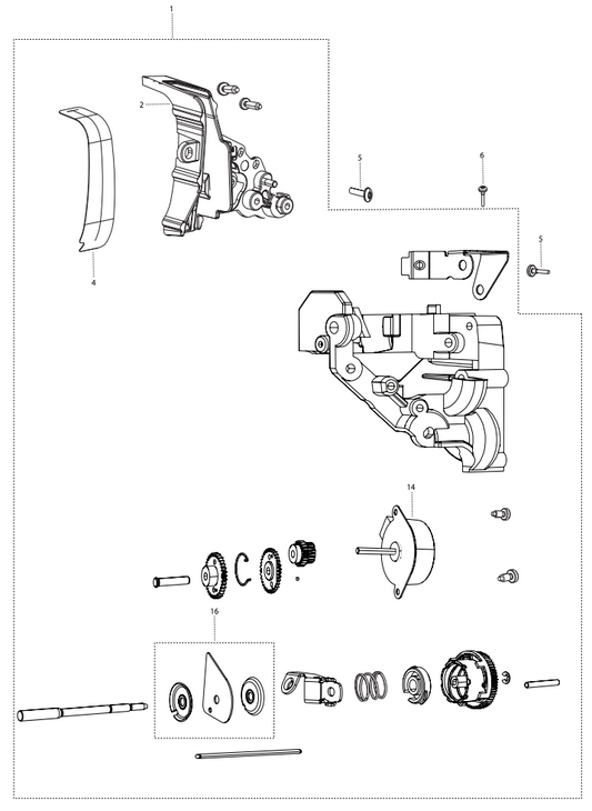 THREAD TENSION UNIT CPL. #412940208