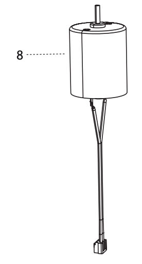 Viking/Pfaff MOTOR BOBBIN WINDING CPL. #413093002