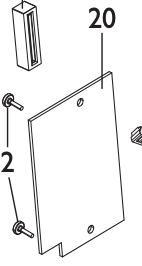 CONNECTOR BOARD, DISPLAY #413266001