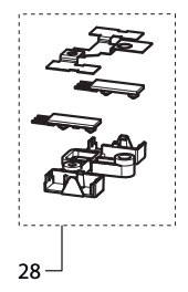 LED HOLDER CPL, LEFT #413138004