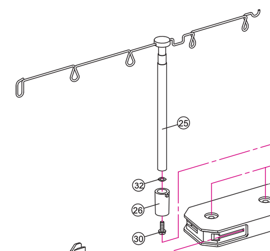 TELESCOPIC THREAD STAND SET (NO. 25, 26, 30, 32) #68014318