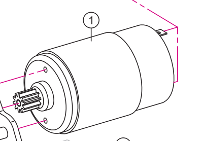 MOTOR (100~120V) #68018264