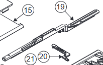 Gear Rack with magnet #68008858